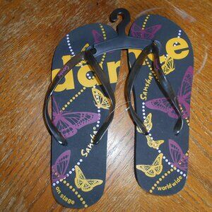 Dance Flip Flops  New with Tags